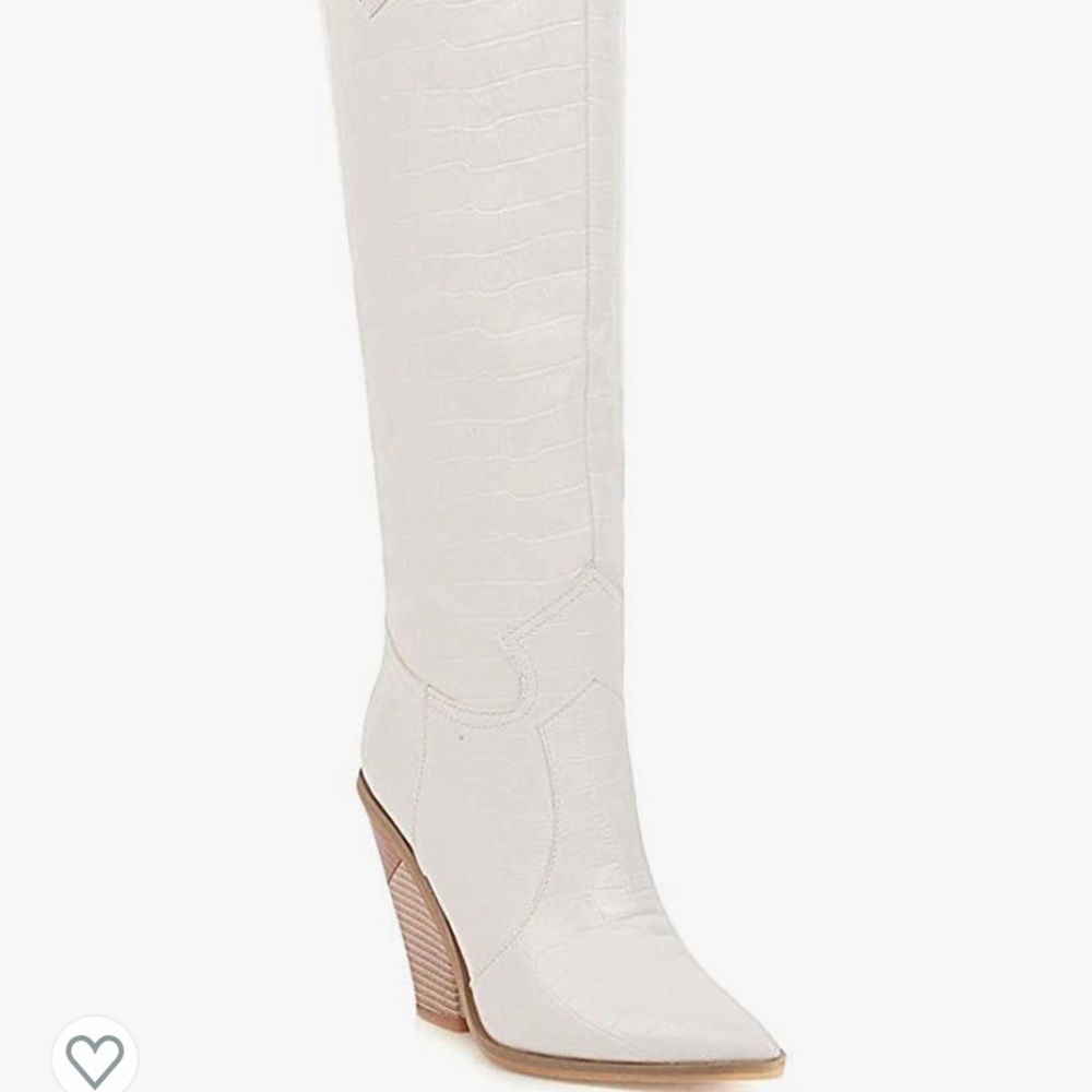 Knee High Cowgirl Boots (wide calf)